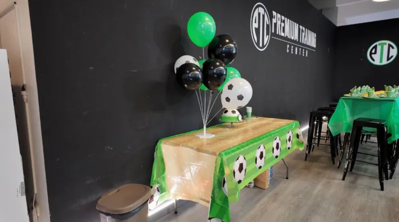 Zona social personalizada para celebrar un cumpleaños en Las Rozas